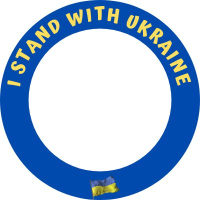 我与乌克兰站在一起 PNG免抠图透明素材 素材天下编号:105215