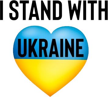 我与乌克兰站在一起 PNG透明背景免抠图元素 16图库网编号:105204